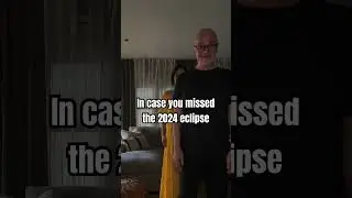 In case you missed the 2024 eclipse 🌒 | #funnyvideos #comedy #husbandwifecomedy