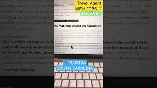 WFH TRAVEL AGENT JOBS from Wyndham Destinations! #workfromhome #southcarolina #florida