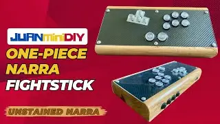 JMD Single-Piece Narra Hardwood Custom Fightstick | JUANminiDIY