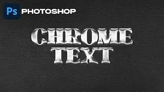 Photoshop - создаем хромовый текст (Chrome text effect)