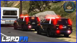 GTAV | LSPDFR 0.4.9 | Day-529 | New Mexico State Police | All red lighting
