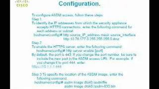 Configuring ASA to be accessed using ASDM