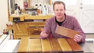 How to Finish Quarter Sawn White Oak and Pop The Figure