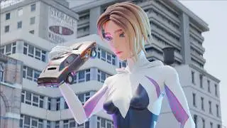 Giantess Spider Gwen / Gwen Stacy growth up!