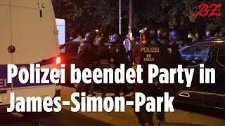 Corona-Party eskaliert | Polizei räumt Berliner James-Simon-Park