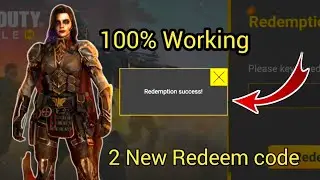 New 2 Working Redeem code codm 2023 | cod mobile Redeem code | call of duty mobile Redeem code 2023