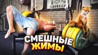 ОЧЕНЬ СМЕШНЫЕ ЖИМЫ ЛЁЖА