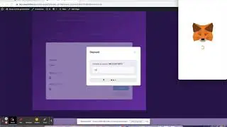 How deposit and withdraw funds with a farm plugin.