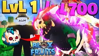 MI 1 AL 700 CON LA NUEVA FRUTA T-REX EN BLOX FRUITS 🤑 (-4000 ROBUX) parte 1
