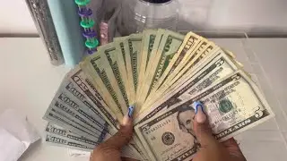 IM BACK (forreal) CASH ENVELOPE STUFFING | 22 Yr old college student | SINKING FUNDS METHOD