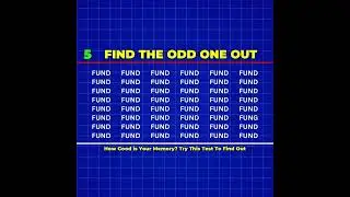 Find The Odd One Out | Investing Terms-3