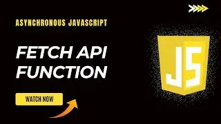 Fetch API in JavaScript 🎁 #12