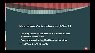 HeatWave Vector Search and GenAI on AWS