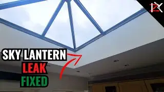 How To Fix A Leak In Sky Lantern - Quick Cheap Fix - Stop Rain Water Coming Inside