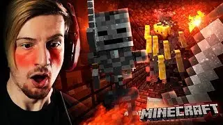 MY FIRST NETHER FORTRESS RAID (things got intense.) || Minecraft (Part 8)