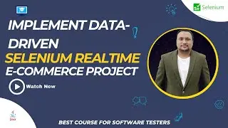 Implement Data-driven | Selenium Realtime Project Framework E-commerce