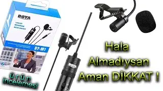 Boya Profesyonel Youtuber Yaka Mikrofonu By M1 Mikrofonunu Almalı mıyım?