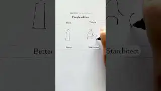 4 Styles of Drawing PEOPLE Like an Architect