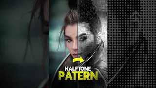 How to Create Halftone Effect in Photoshop - Photoshop Shorts Tutorial