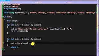 Working with Parallel Arrays