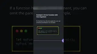 Javascript Arrow Functions | 