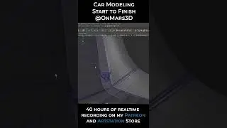 Level up your 3D Car Modeling! #3dmodeling #autodeskmaya #blender