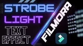 How to Make Strobe Light Text Effect