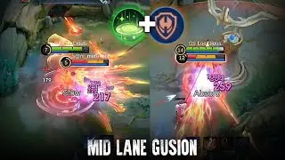 This Gusion Build And Emblem Melted Their Team / You Must Try This One / Mobile Legend