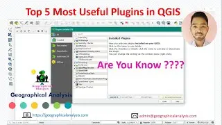 Top 5 Most Useful Plugins in QGIS | Install QGIS Plugins