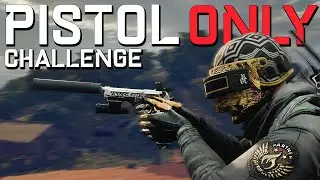 PISTOL ONLY CHALLENGE - P92 is actually insane! - PUBG