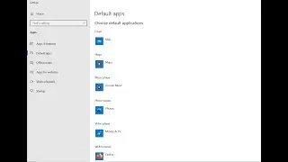 How to Set Default Application in Latest Windows 10 | How to configure Default apps in Windows 10