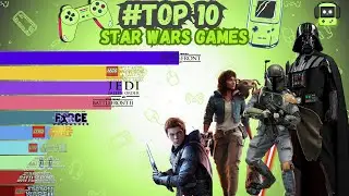 MOST POPULAR STAR WARS GAMES! Will STAR WARS OUTLAWS be the franchise's biggest hit? #starwars