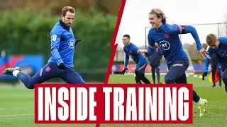 No Cameras Today! 📸 Gallaghers First Training, Nutmegs & Kanes Sharp Shooting | Inside Training