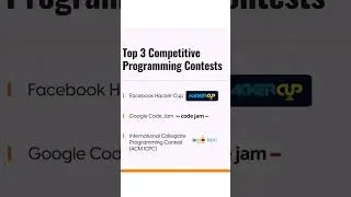 Tp 3 competitive Programming Contests #shorts #programming #contest #coding #competition