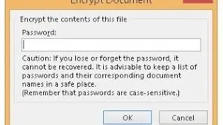 [How to] :  Secure Microsoft Word/Exel/PPTs with Password