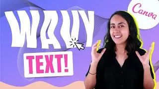 How to create WAVY TEXT or DISTORTED TEXT in Canva | Canva Tricks