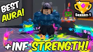 I Bought This OP Scrawl Aura and NEW SEASON PASS! (Gym Star Simulator)