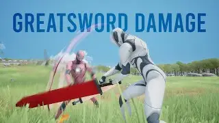 Unreal Engine 5 - Great Sword Damage-  Action RPG #84