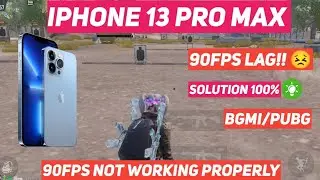 iPhone 13 Pro 90Fps Lag issue 😵‍💫 | iPhone 13 Pro Max 90Fps lag BGMi/Pubg | 90Fps lag iPhone 13