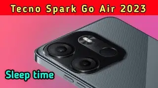 How to change lock screen time in Tecno Spark go air 2023,How to change sleep time in Tecno Spark