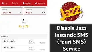 Deactivate/Unsubscribe Jazz Instantic SMS Service | Jazz Fauri SMS Service