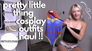 pretty little thing cosplay outfits haul !!