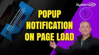 Divi Theme Create A Popup Notification On Page Load