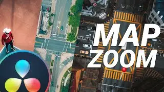 Make an Epic MAP ZOOM/Transition Effect In Davinci resolve