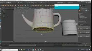 Modeling a Mug and converting it to a Teapot in Maya 2020