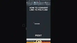 How to convert Line into Polyline #40  AutoCAD tutorial for beginners | AutoCAD basics