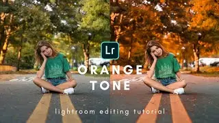 How to edit orange tone using lightroom mobile, lightroom orange tone Preset.