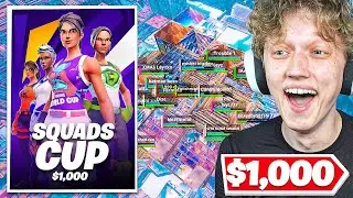 I Hosted a $1,000 SQUADS Tournament in Fortnite! (Chapter 4)