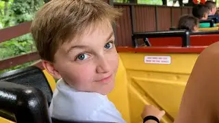 First Time Going Upside Down on a Roller Coaster - Hershey Park July 2024