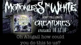 Motionless In White - Abigail (w/ Lyrics)